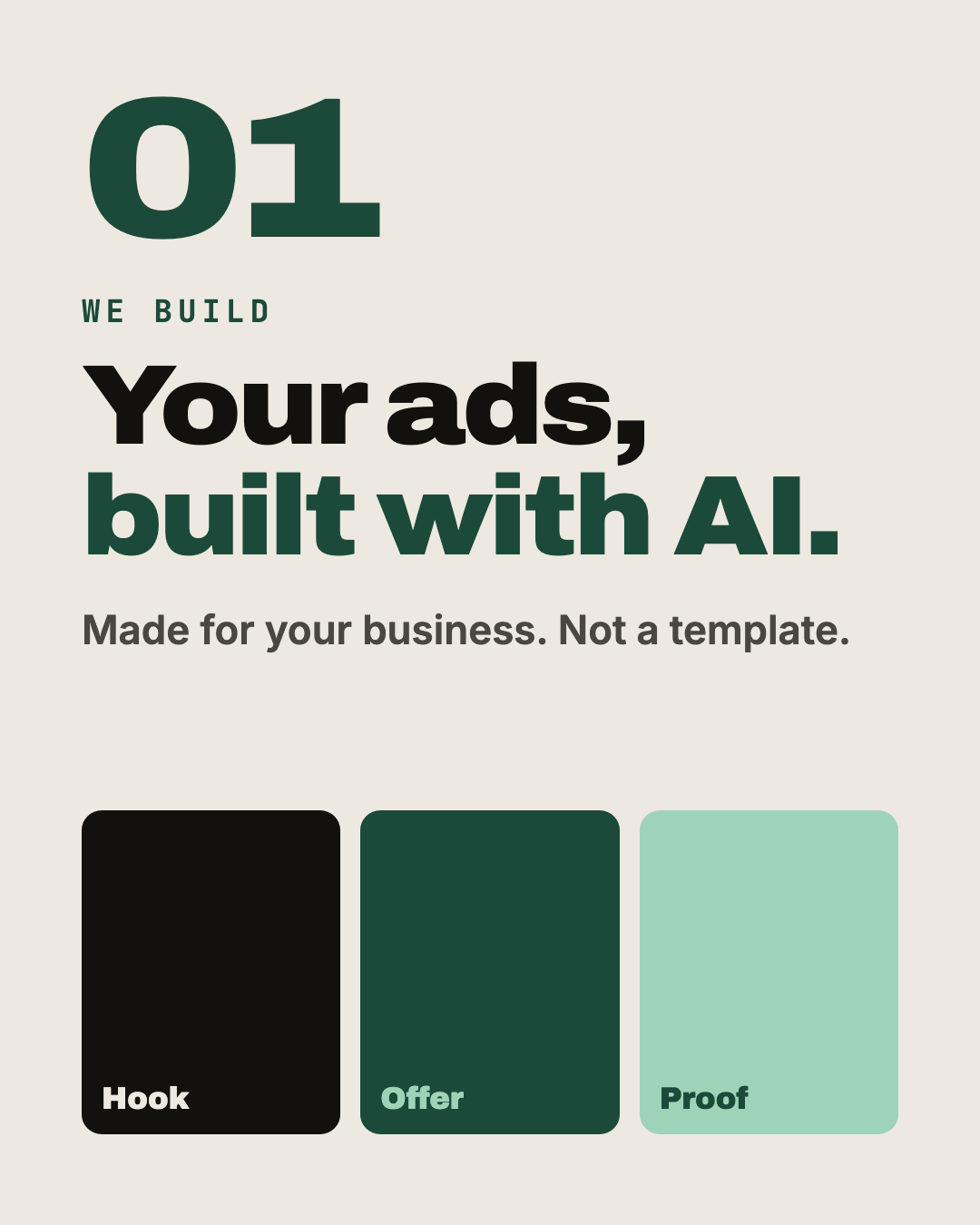 We build your ads with AI